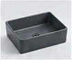 Matte grey ceramic basin model 736